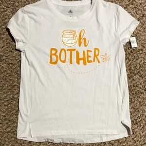 Disney White and Orange Short Sleeve Tee